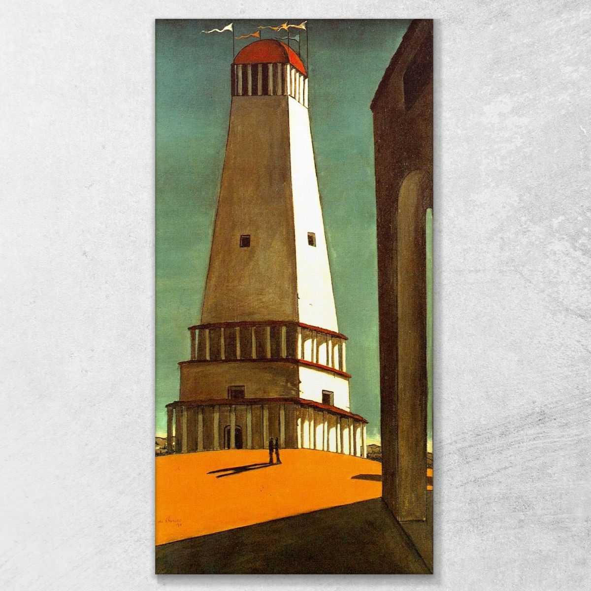 The Nostalgia Of The Infinite Giorgio De Chirico gdc28 canvas print 