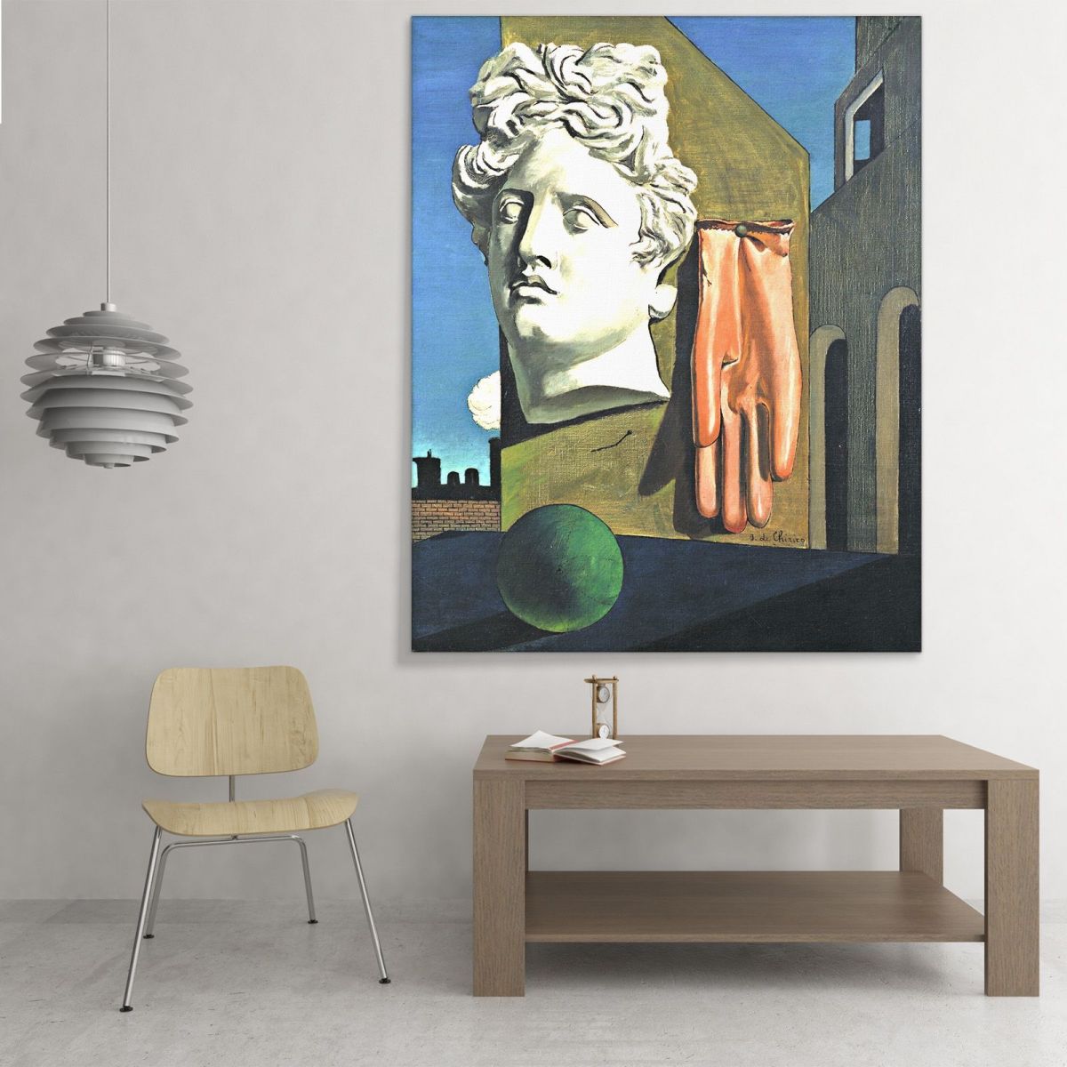Song Of Love Giorgio De Chirico gdc31 canvas print 