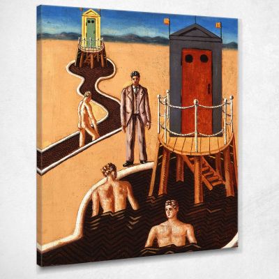 The Mysterious Baths Giorgio De Chirico gdc33 canvas print 
