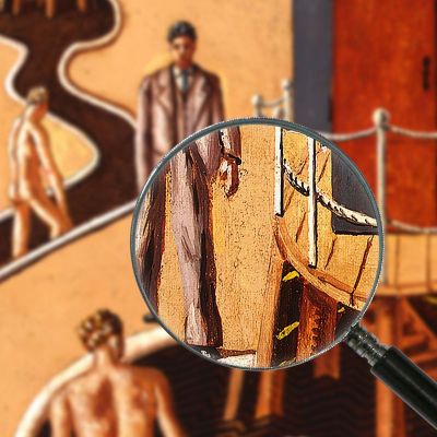 The Mysterious Baths Giorgio De Chirico gdc33 canvas print