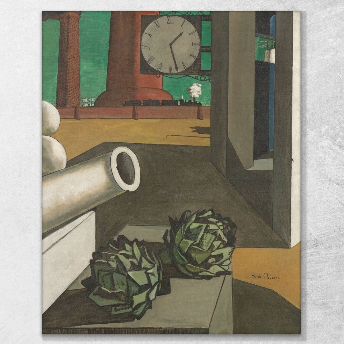 The Philosopher'S Conquest Giorgio De Chirico gdc46 canvas print 