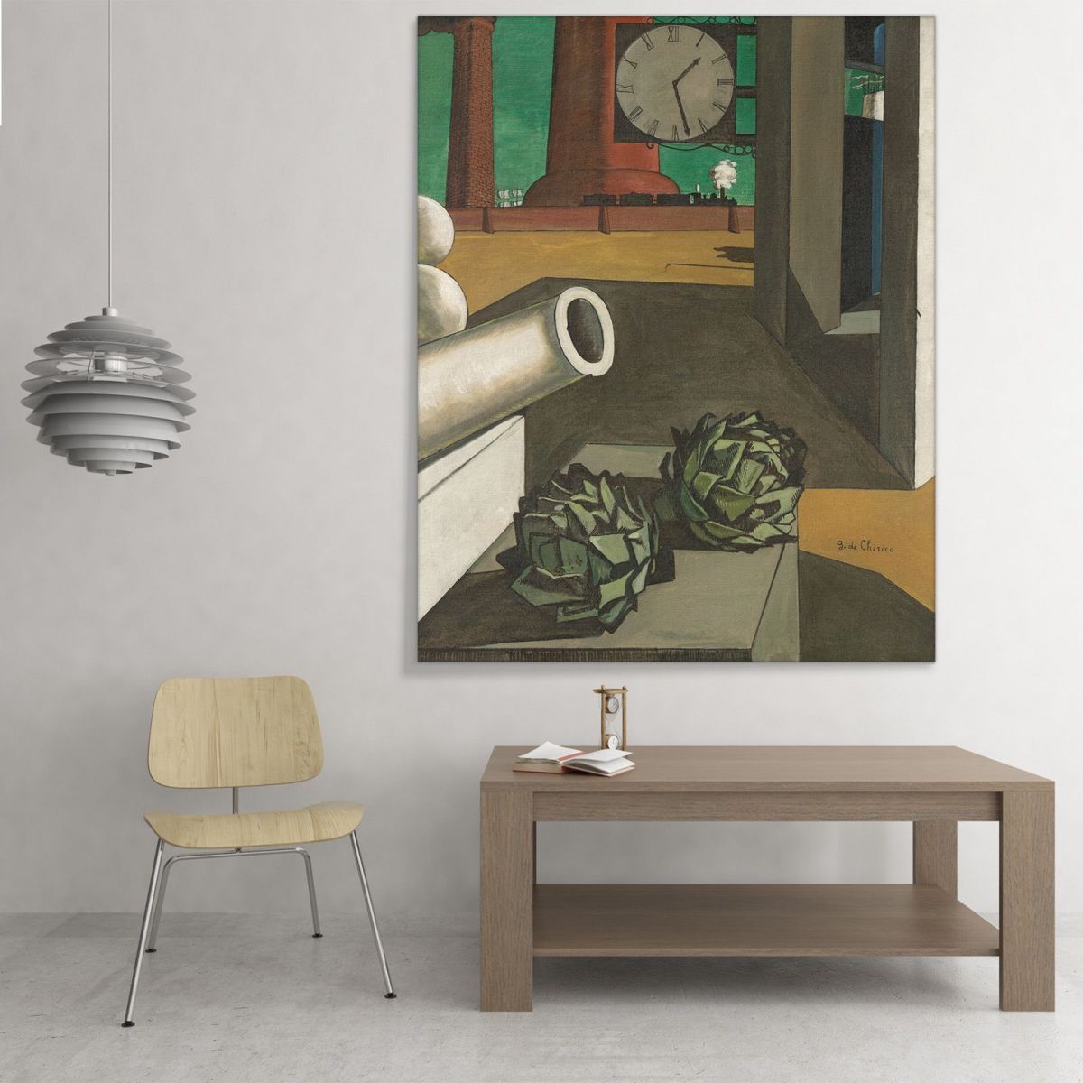 The Philosopher'S Conquest Giorgio De Chirico gdc46 canvas print 
