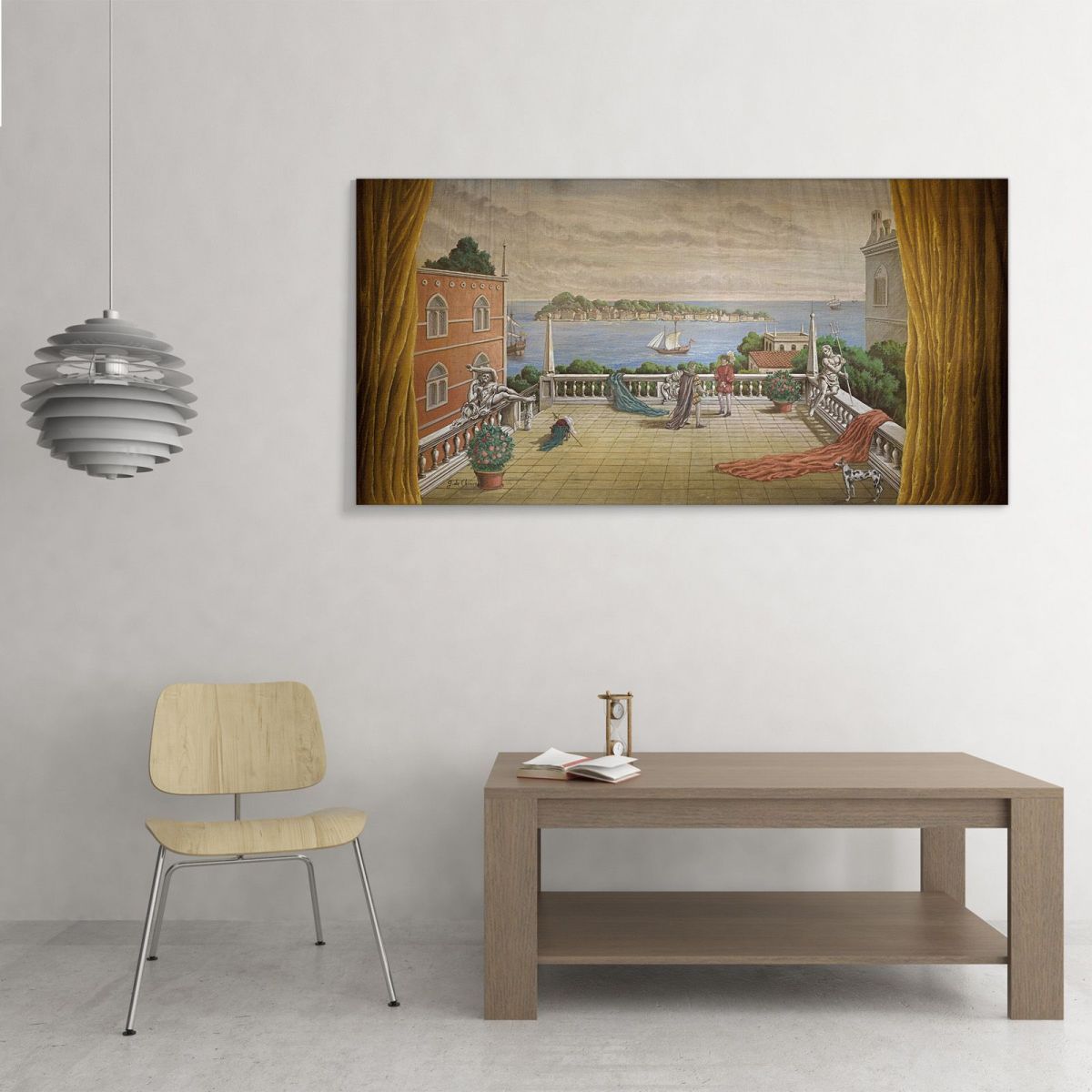 Curtain For Rossini'S Otello Giorgio De Chirico gdc51 canvas print 