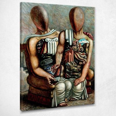 The Archaeologists Giorgio De Chirico gdc66 canvas print 