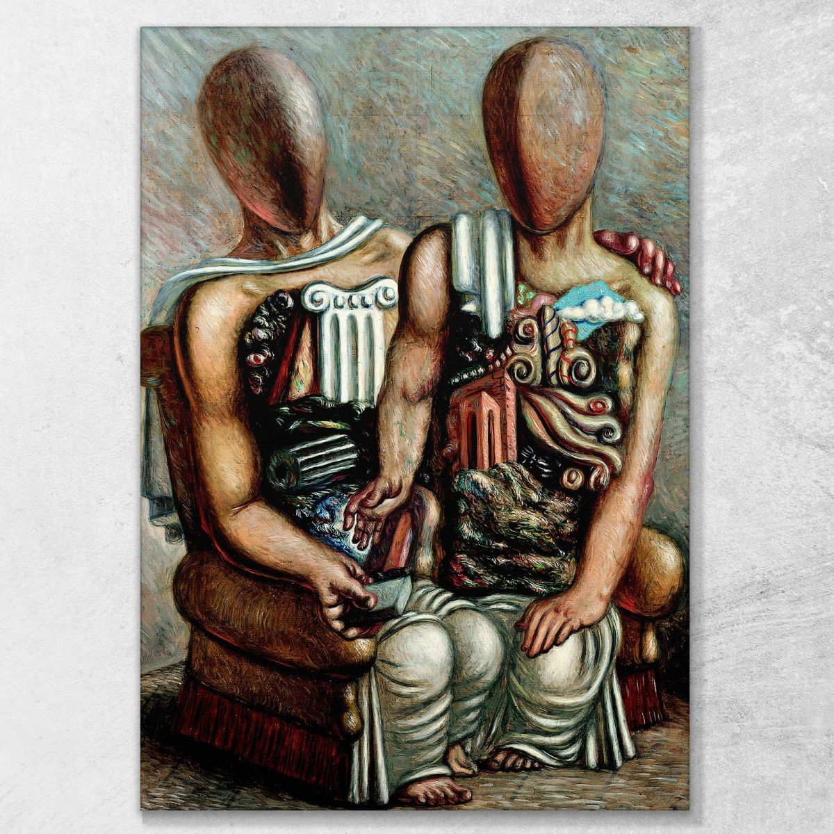The Archaeologists Giorgio De Chirico gdc66 canvas print 