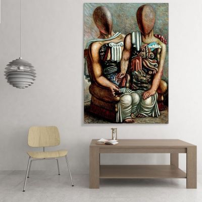 The Archaeologists Giorgio De Chirico gdc66 canvas print 