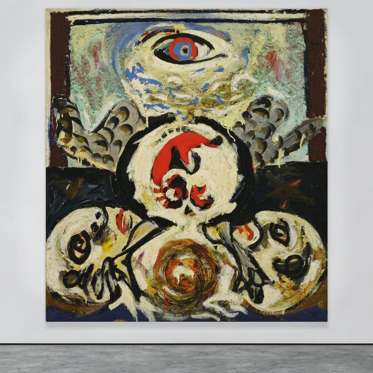 Bird Jackson Pollock jsp2 canvas print 
