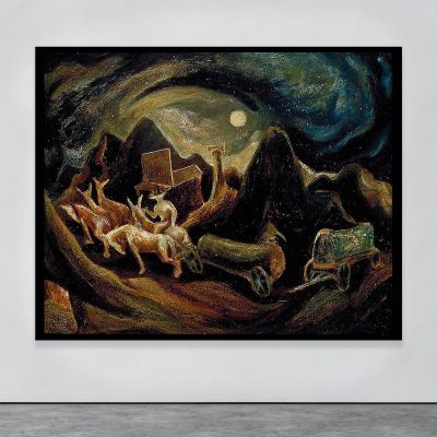 Going West Jackson Pollock jsp5 canvas print 