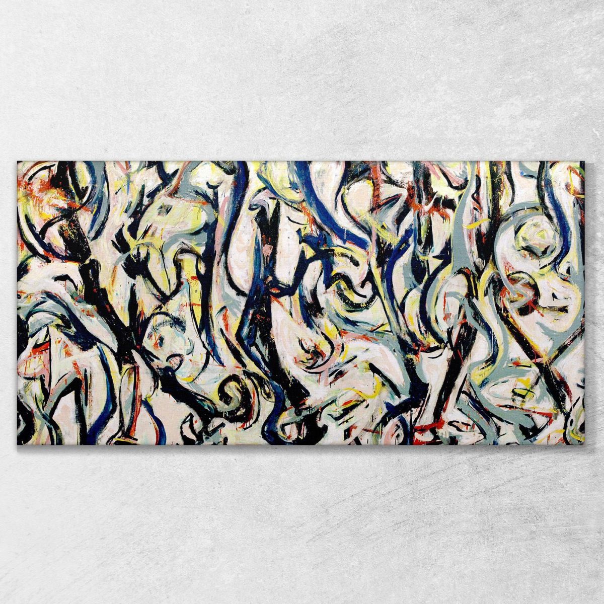 Mural 2 Jackson Pollock jsp11 canvas print 