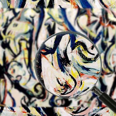Mural 2 Jackson Pollock jsp11 canvas print