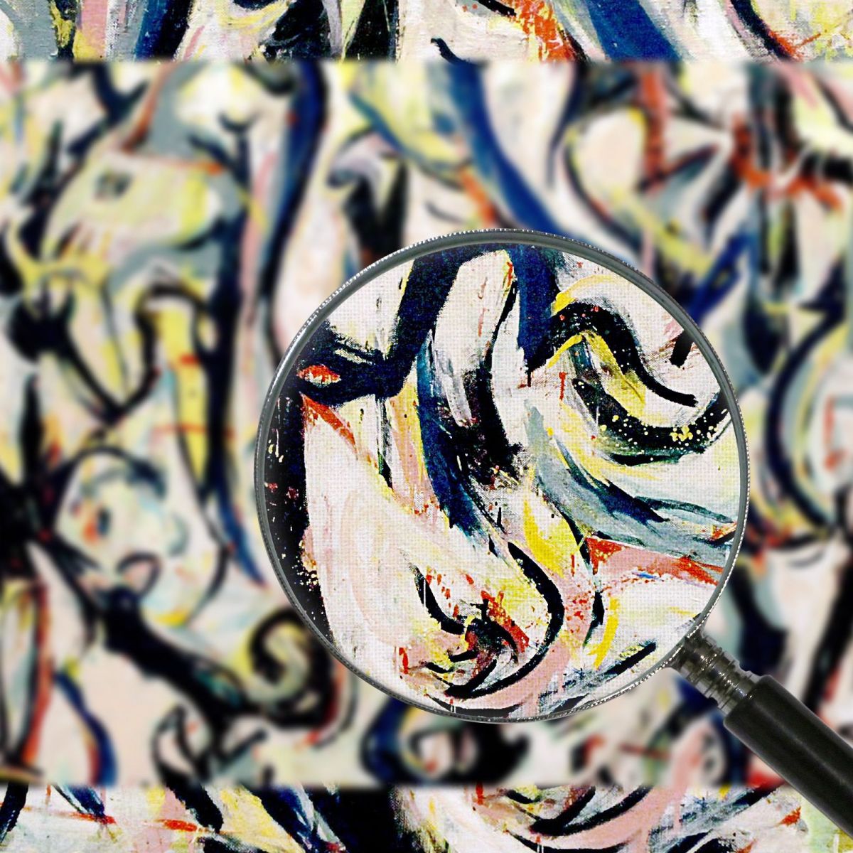 Mural 2 Jackson Pollock jsp11 canvas print
