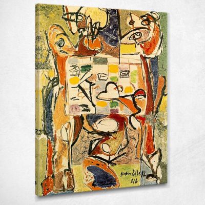 The Tea Cup Jackson Pollock jsp23 canvas print 