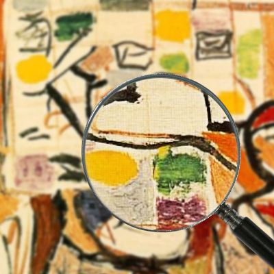 The Tea Cup Jackson Pollock jsp23 canvas print