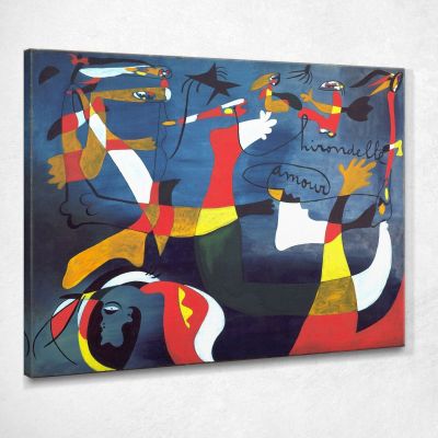 Swallow Love Joan Mirò jmr3 canvas print 