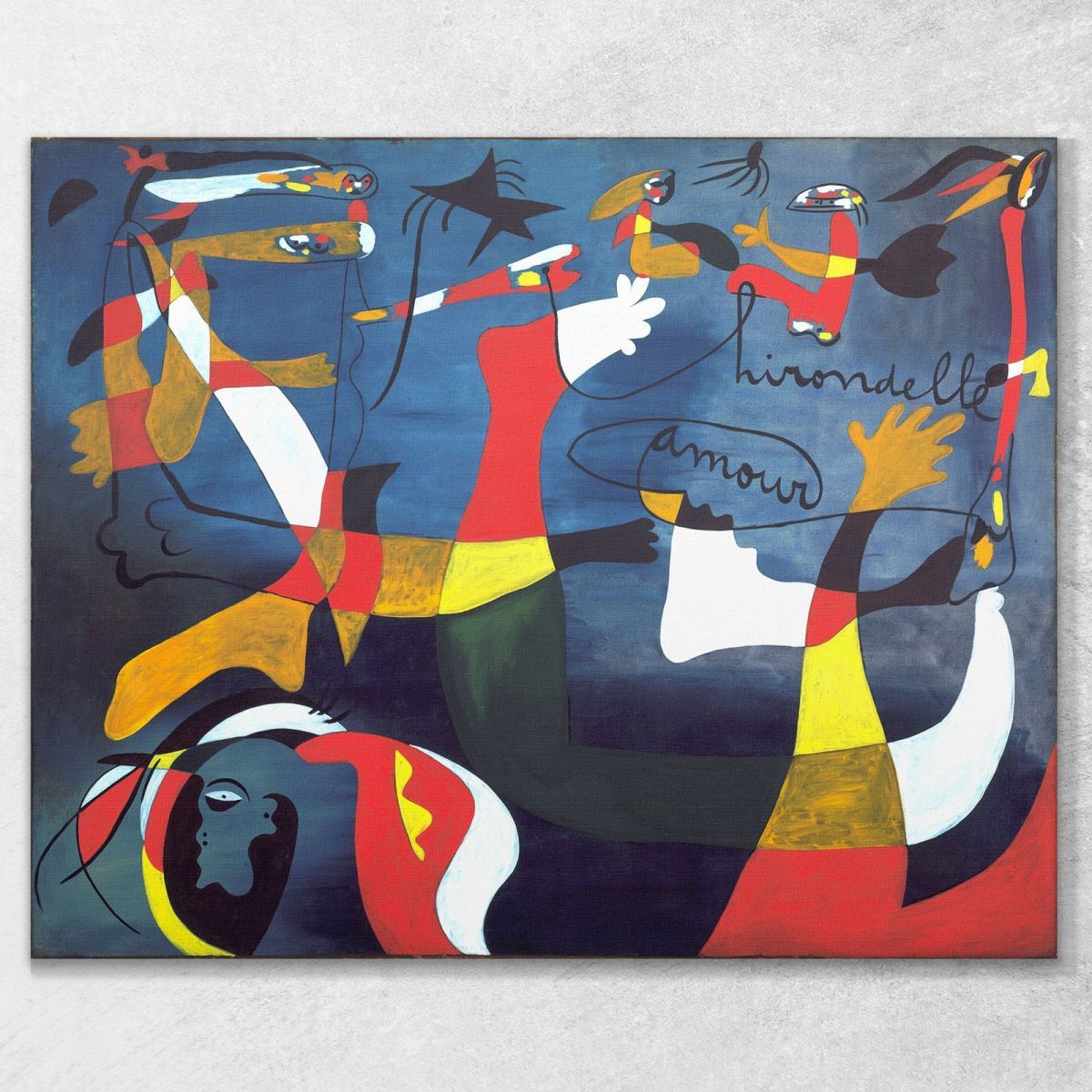 Swallow Love Joan Mirò jmr3 canvas print 