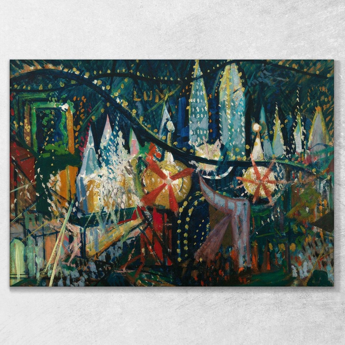 Luna Park Joseph Stella jst1 canvas print 