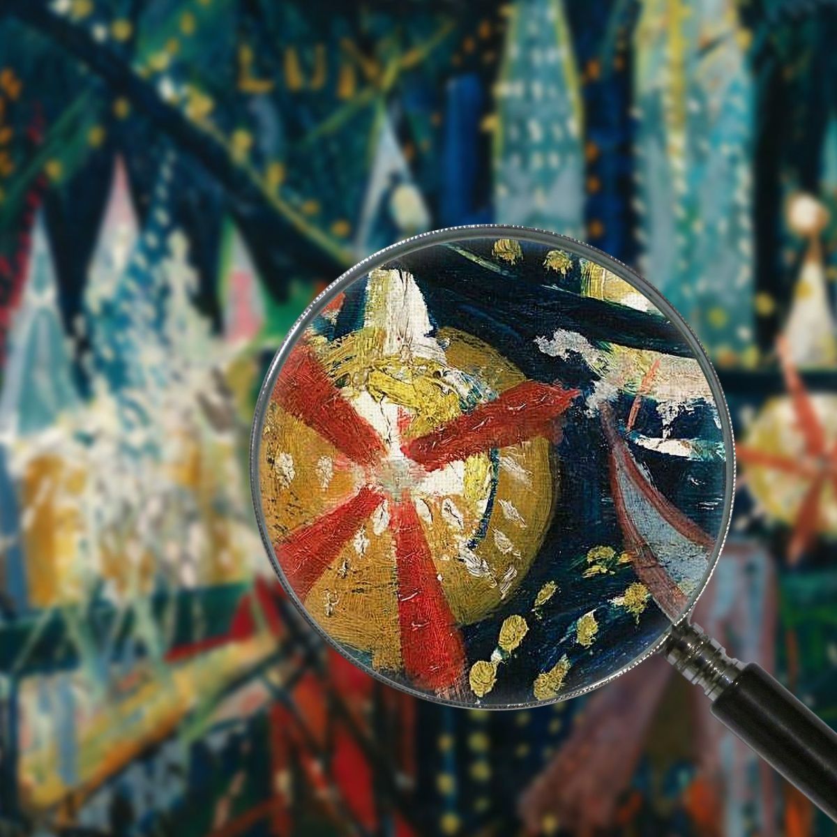 Luna Park Joseph Stella jst1 canvas print
