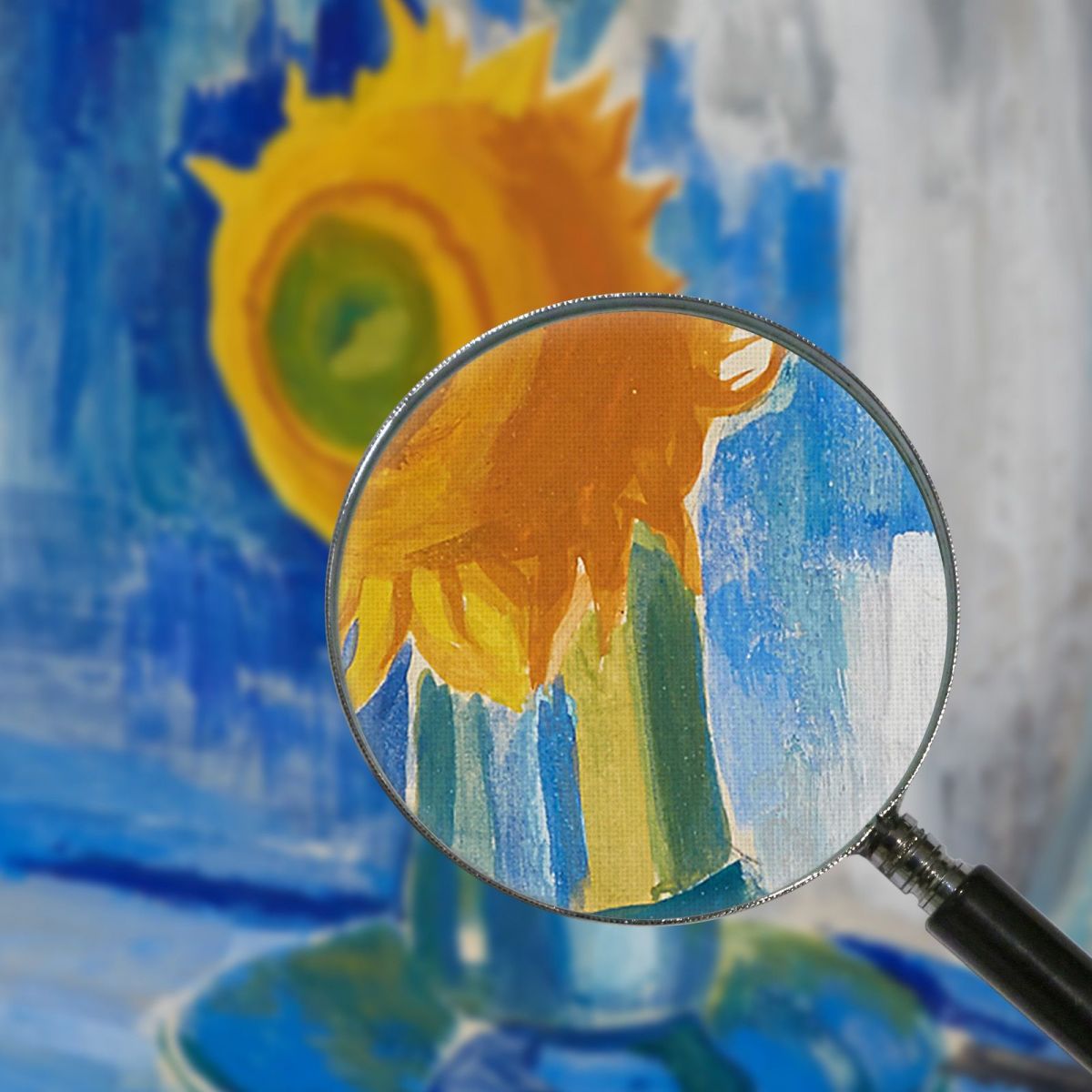 Sunflower Joseph Stella jst6 canvas print