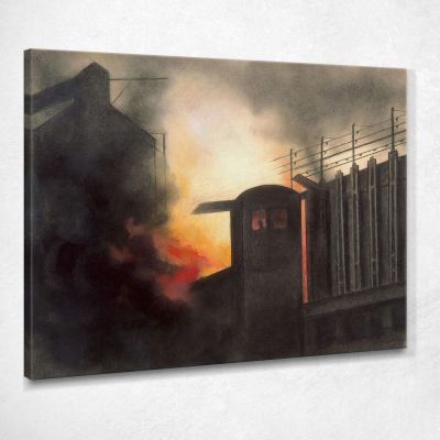 The Quencher (Night Fires) Joseph Stella jst8 canvas print 
