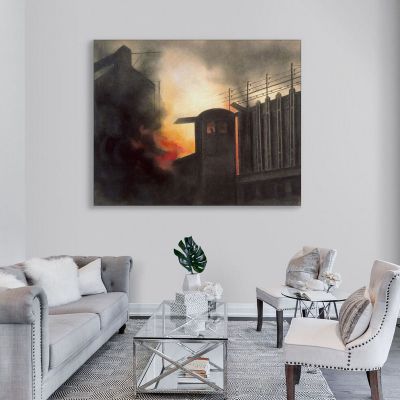The Quencher (Night Fires) Joseph Stella jst8 canvas print 