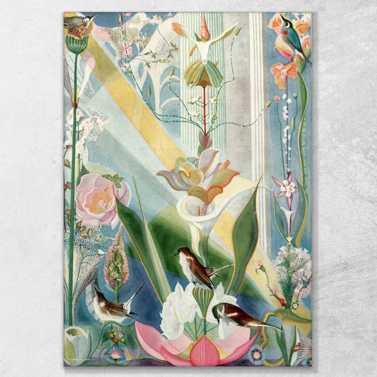 The Dance Of Spring The Song Of The Birds Joseph Stella jst14 canvas print 