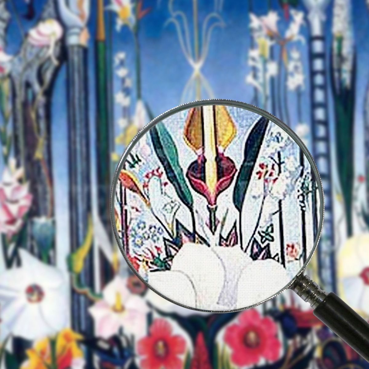 Flowers Italy Joseph Stella jst18 canvas print