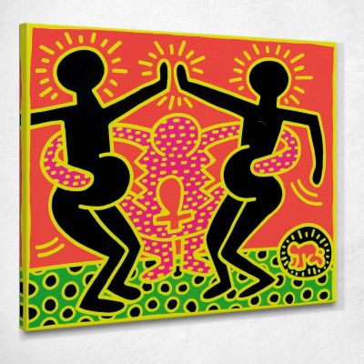 Fertility Suite 3 Keith Haring khr7 canvas print 