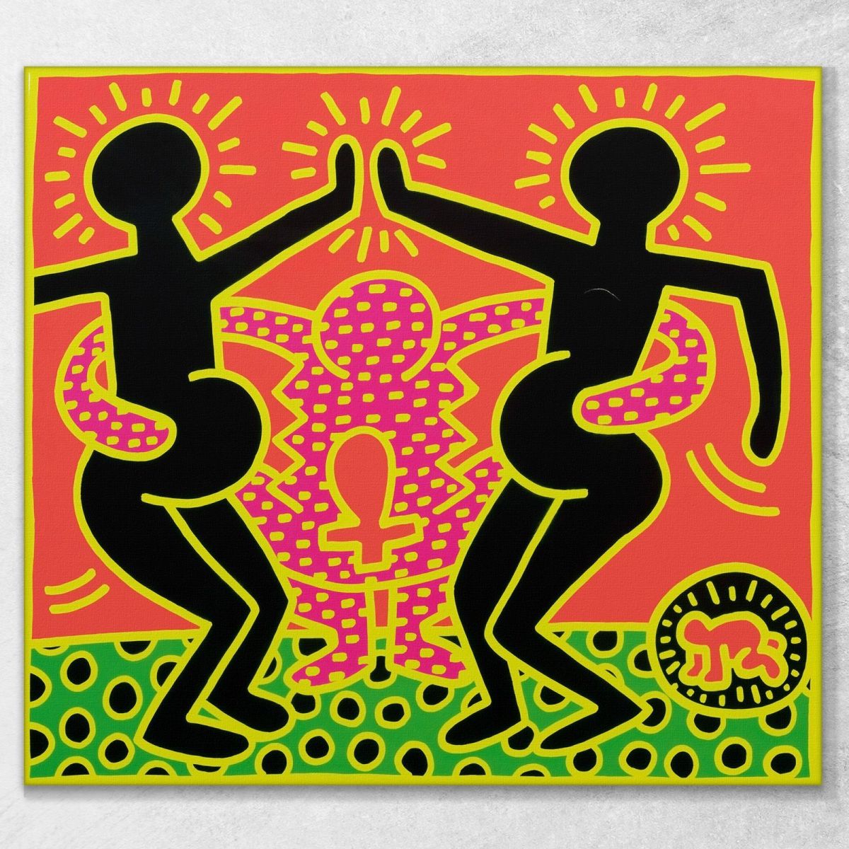Fertility Suite 3 Keith Haring khr7 canvas print 