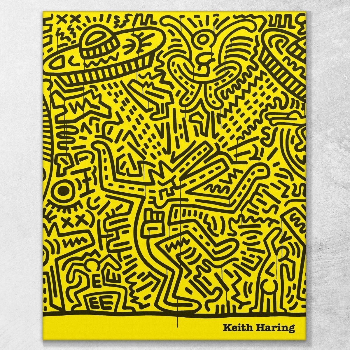 Untitled 1 Keith Haring khr17 canvas print 