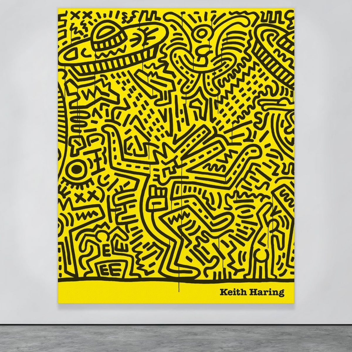 Untitled 1 Keith Haring khr17 canvas print 