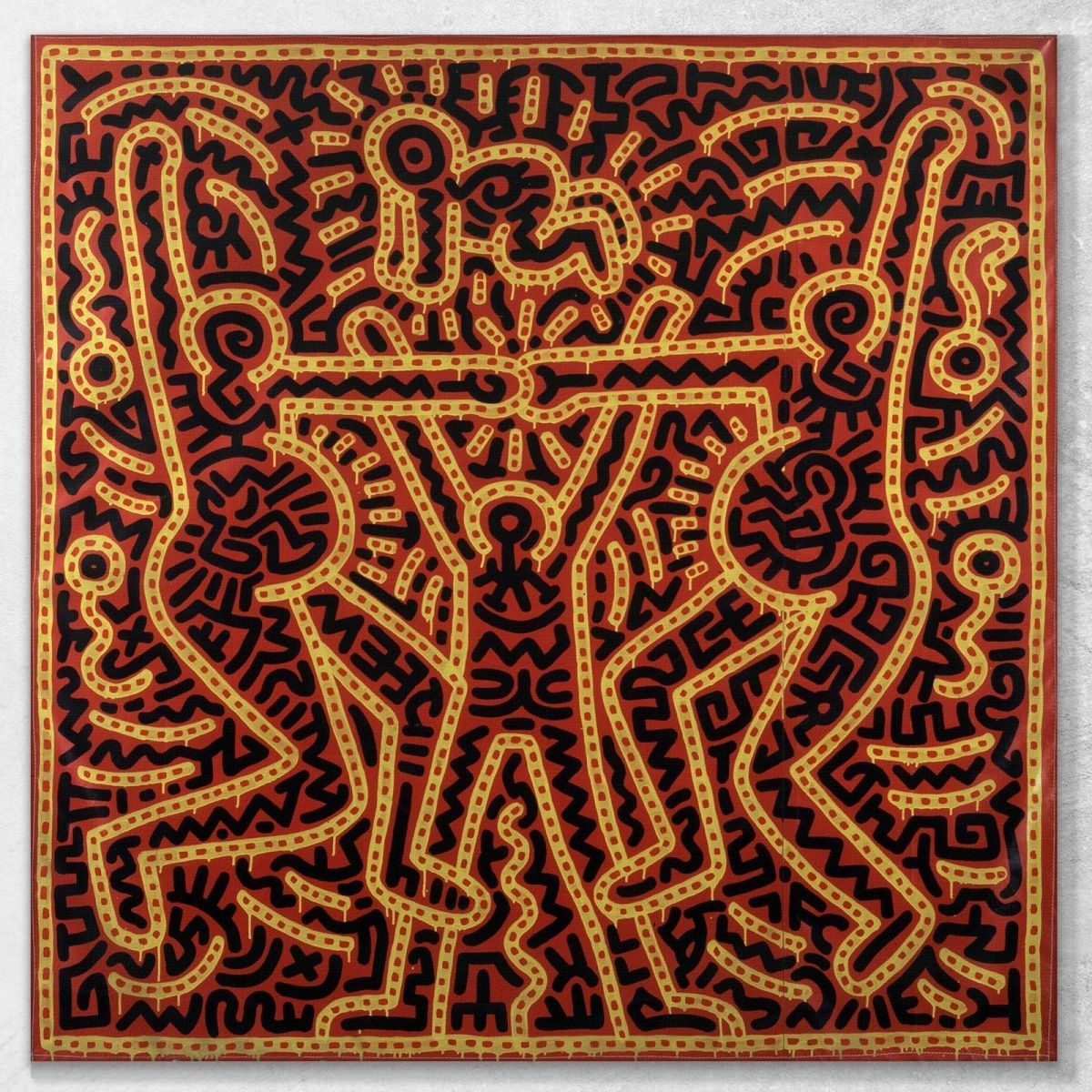 Untitled 5 Keith Haring khr33 canvas print 