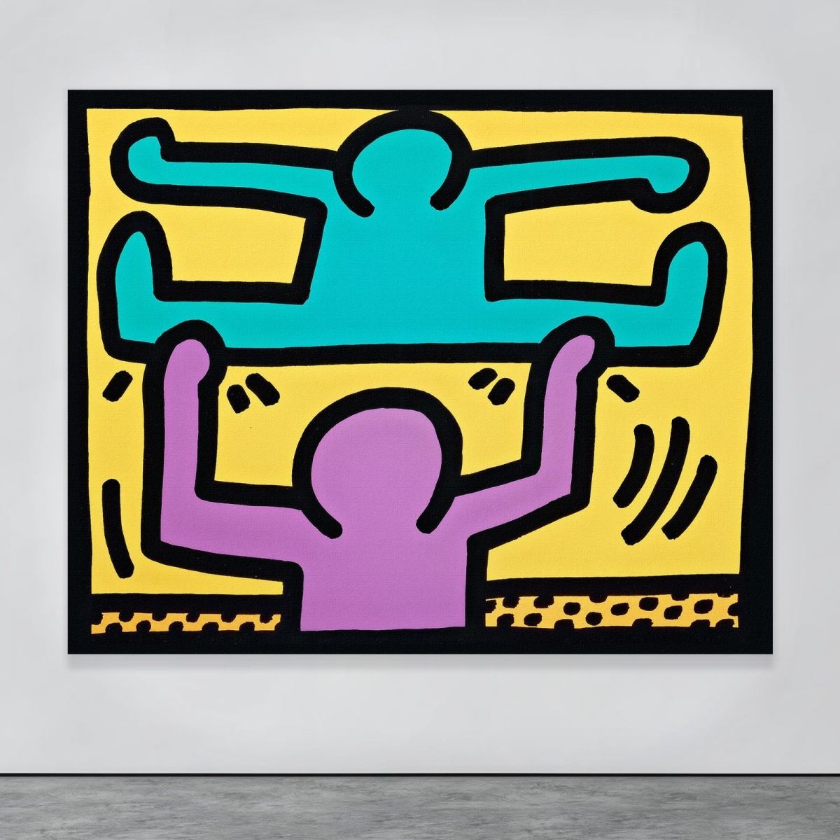Untitled 7 Keith Haring khr35 canvas print 
