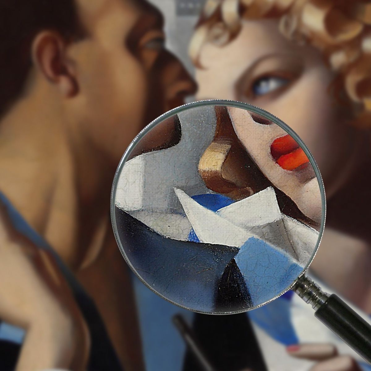 Idyll (The Departure) Tamara de Lempicka lmt9 canvas print