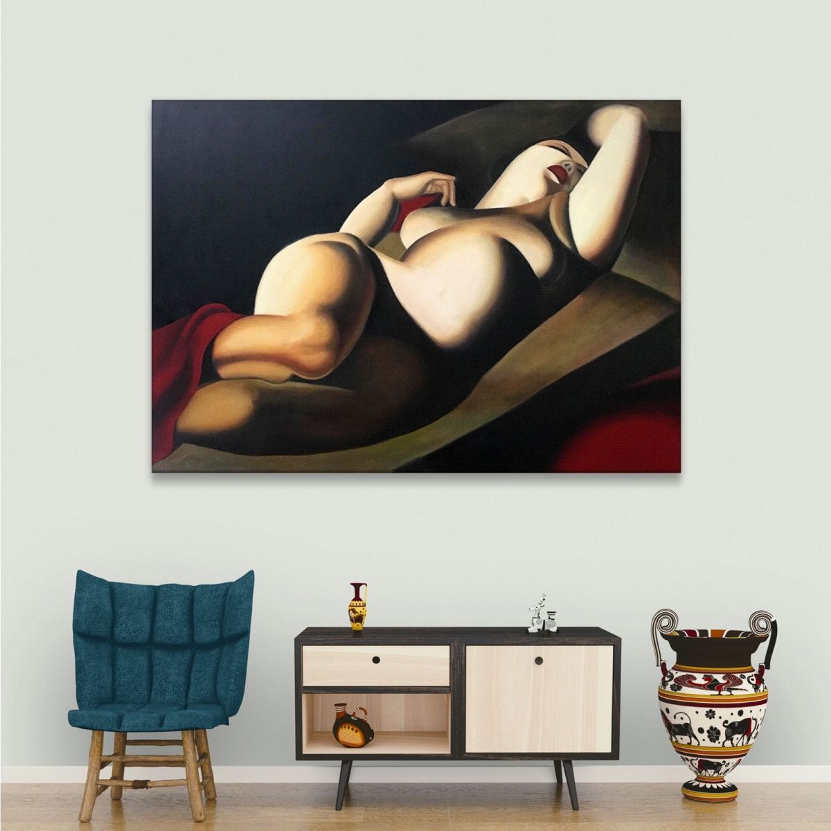 The Beautiful Rafaela Tamara de Lempicka lmt13 canvas print 