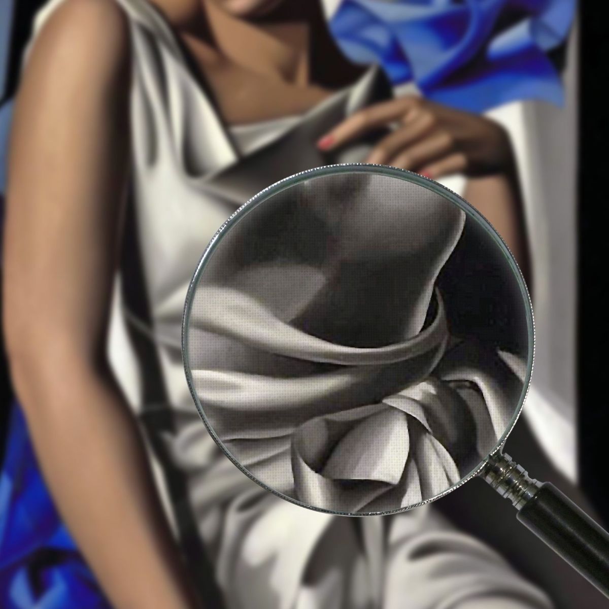 Portrait Of Madame M. Tamara de Lempicka lmt24 canvas print