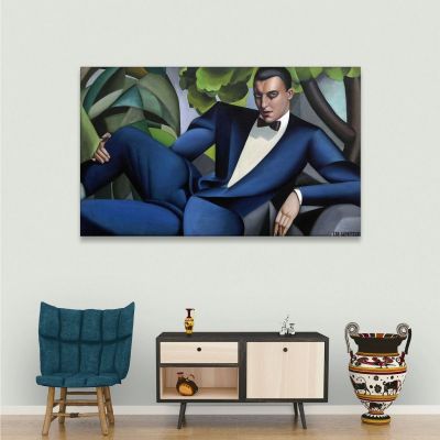 Portrait Of Marquis Sommi Tamara de Lempicka lmt26 canvas print 