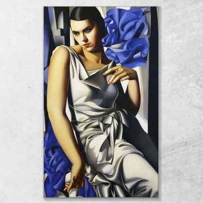 Portrait Of Mrs. M. Tamara de Lempicka lmt28 canvas print 