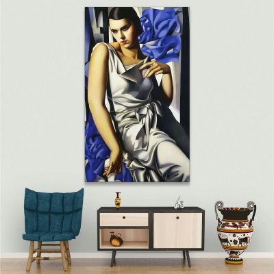 Portrait Of Mrs. M. Tamara de Lempicka lmt28 canvas print 