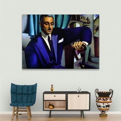 Portrait Of Prince Eristoff Tamara de Lempicka lmt30 canvas print 