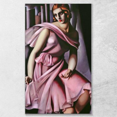 Portrait Of Romana De La Salle Tamara de Lempicka lmt31 canvas print 