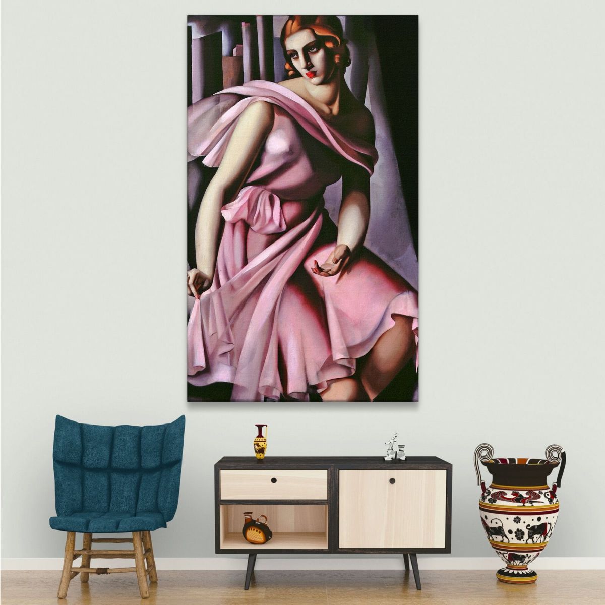 Portrait Of Romana De La Salle Tamara de Lempicka lmt31 canvas print 
