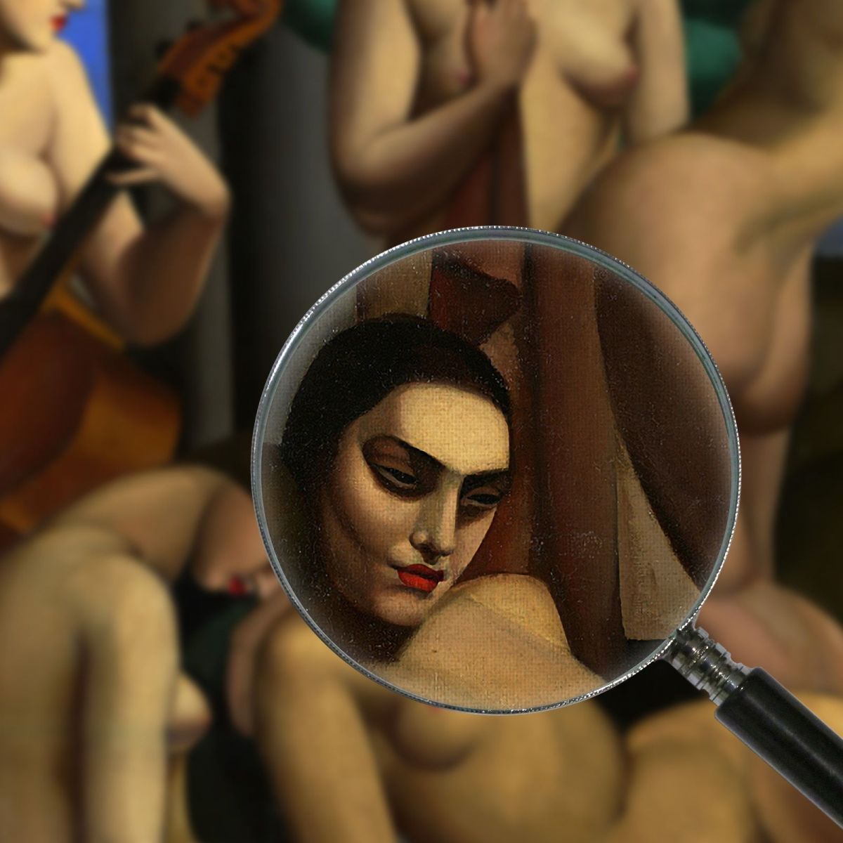 Rhythm 1924 Tamara de Lempicka lmt37 canvas print