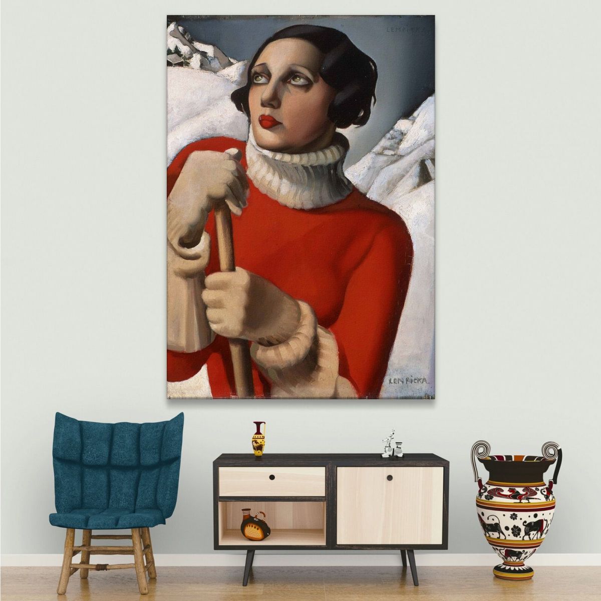 Saint Moritz Tamara de Lempicka lmt38 canvas print 
