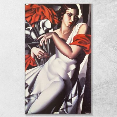 Portrait Of Madame Perrot Tamara de Lempicka lmt44 canvas print 