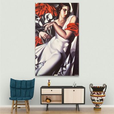 Portrait Of Madame Perrot Tamara de Lempicka lmt44 canvas print 