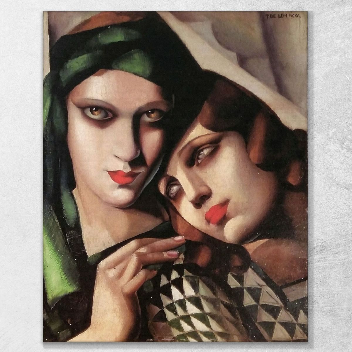 The Green Turban Tamara de Lempicka lmt49 canvas print 