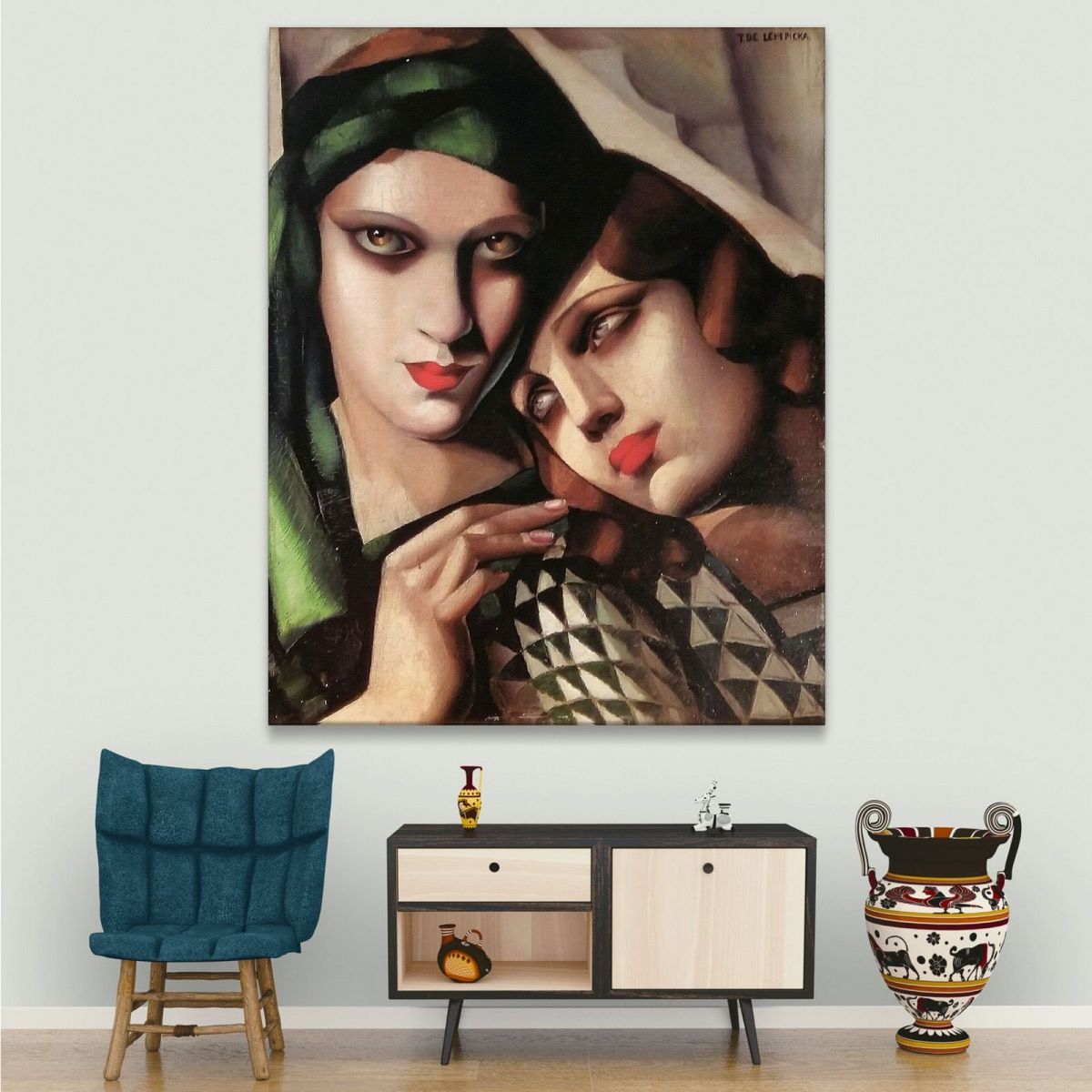 The Green Turban Tamara de Lempicka lmt49 canvas print 