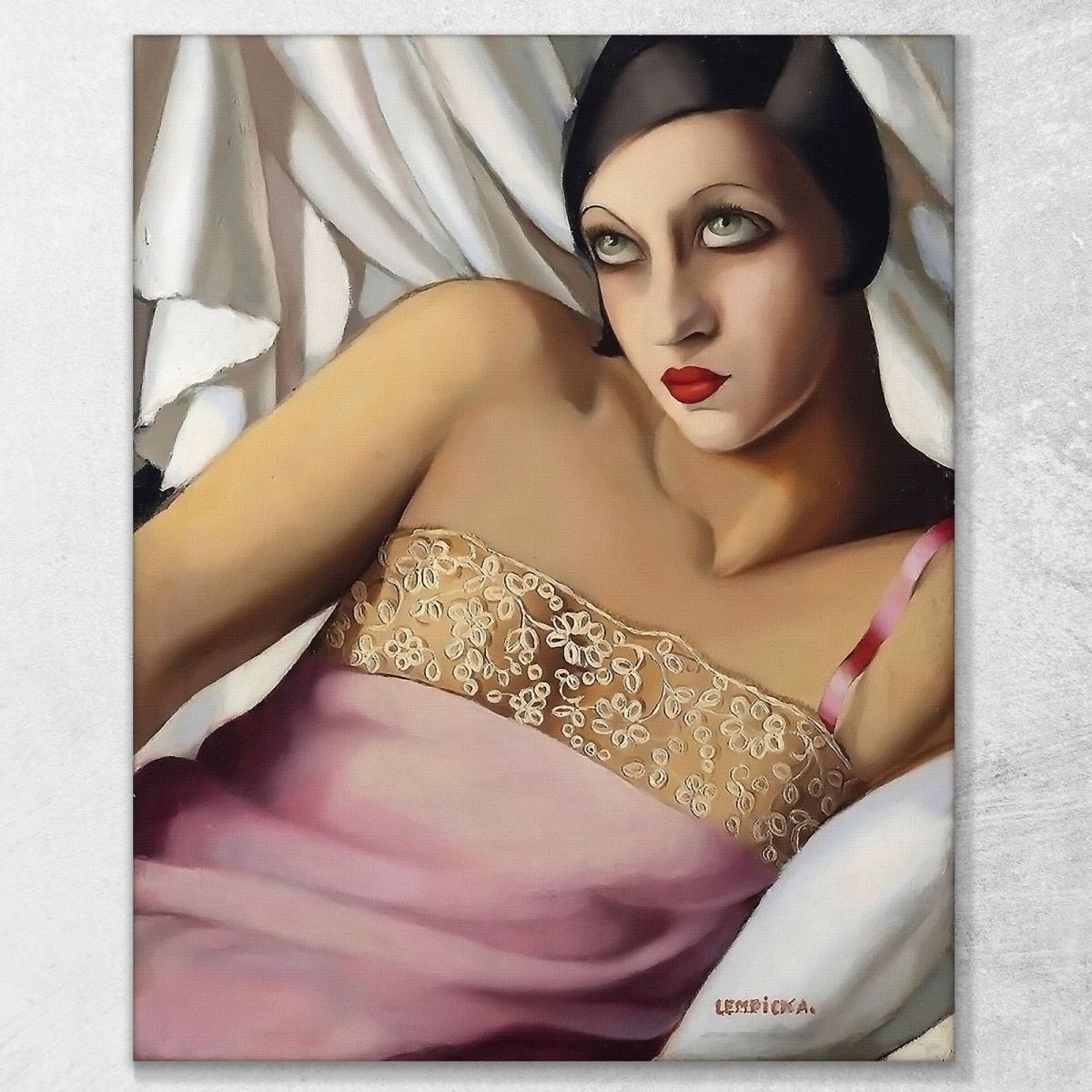 The Pink Blouse Tamara de Lempicka lmt54 canvas print 