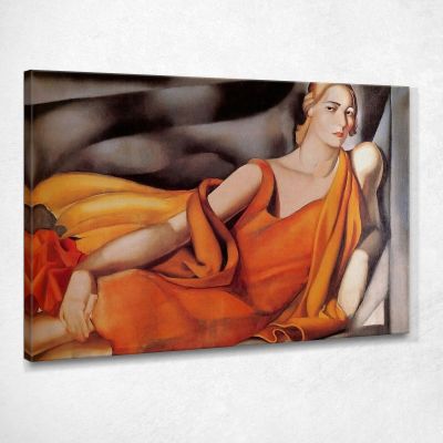 Woman In Yellow Dress Tamara de Lempicka lmt57 canvas print 