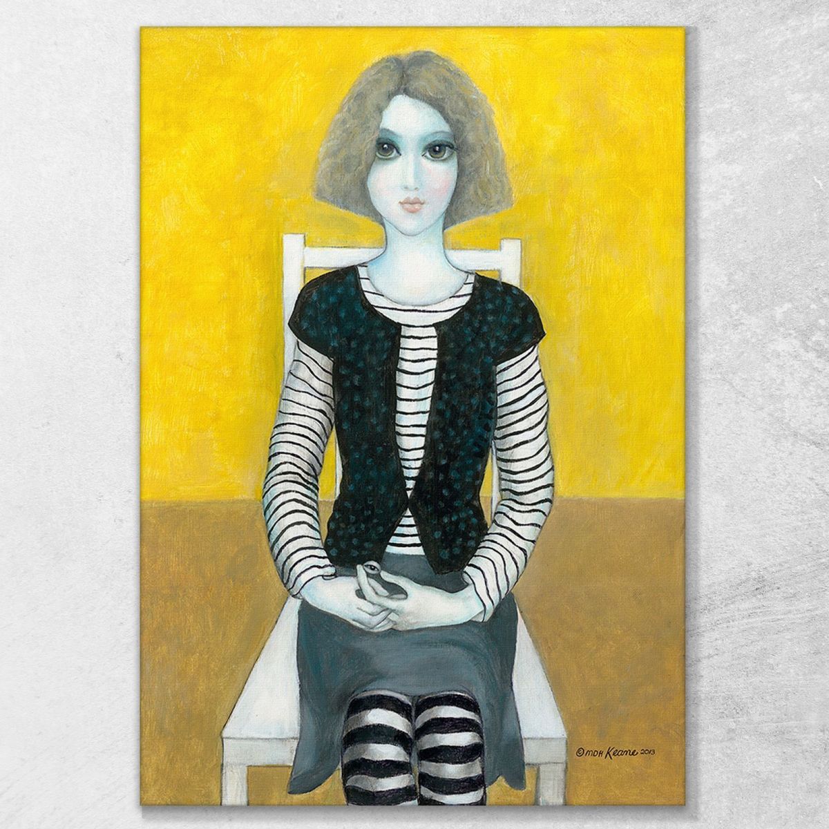 Eyes Of The Observer Margaret Keane mke26 canvas print 